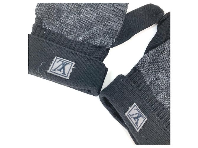 Louis Vuitton M70006 Damier Graphite Handschuhe Schwarz - Ansicht 2