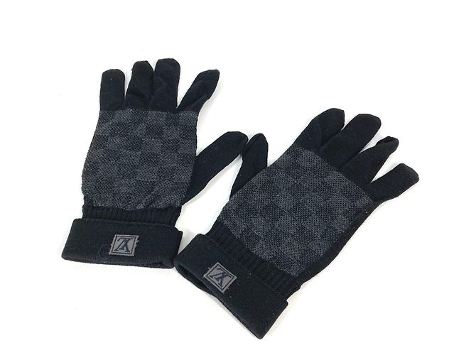 Louis Vuitton M70006 Damier Graphite Handschuhe Schwarz - Ansicht 4
