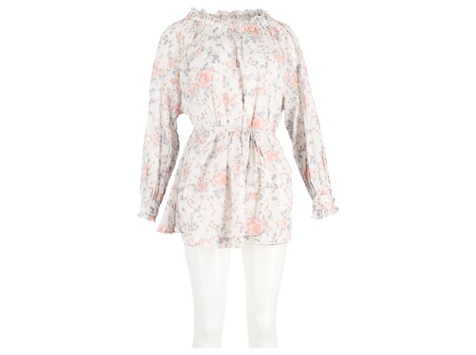 Vestido Mini Off The Shoulder Ragtime de Maje en Algodón con Estampado Floral - vista 2