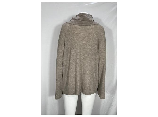 Theory Der Rollkragenpullover aus braunem Kaschmir Rot - Ansicht 10