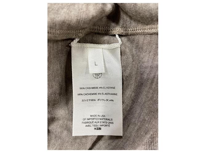 Theory Der Rollkragenpullover aus braunem Kaschmir Rot - Ansicht 12