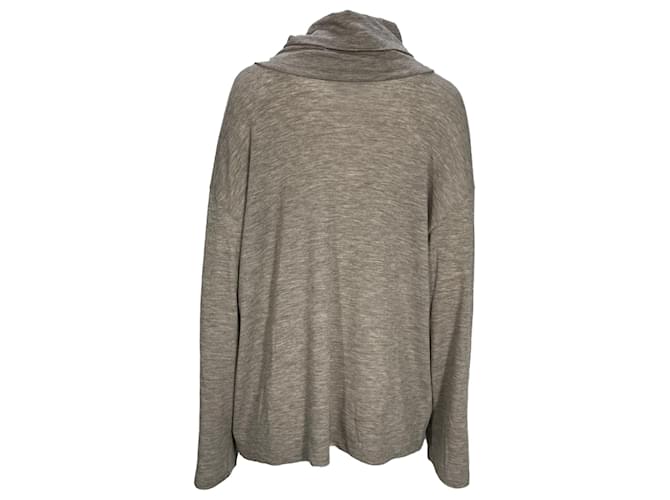 Theory Der Rollkragenpullover aus braunem Kaschmir Rot - Ansicht 4