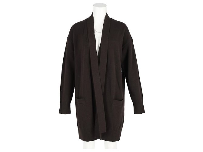 Joseph Geknöpfter Strickcardigan aus brauner Wolle - Ansicht 4
