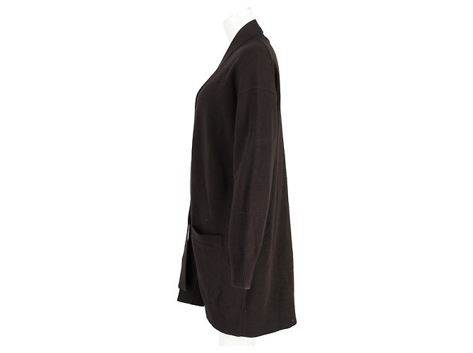 Joseph Geknöpfter Strickcardigan aus brauner Wolle - Ansicht 5