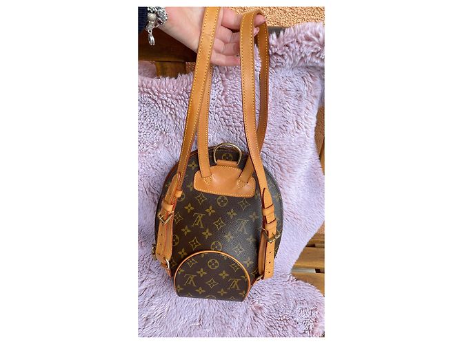 Zaino Ellipse Louis Vuitton Marrone - vista 9