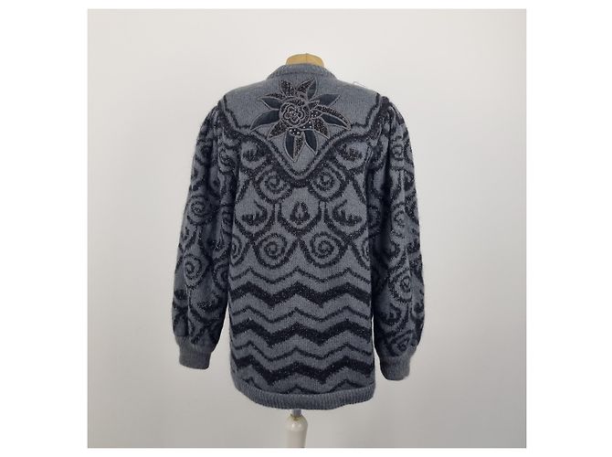 Escada Jacke aus Mohair Dunkelgrau Anthrazitgrau - Ansicht 3