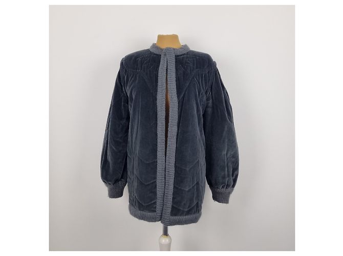 Escada Jacke aus Mohair Dunkelgrau Anthrazitgrau - Ansicht 4
