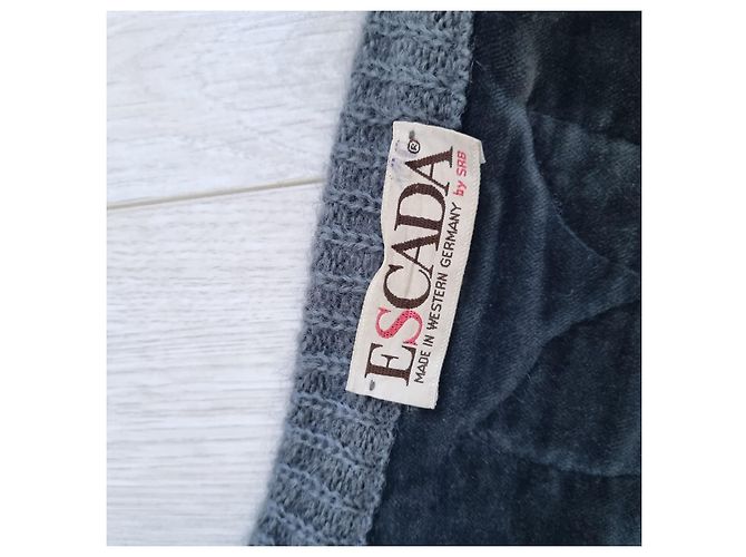 Escada Jacke aus Mohair Dunkelgrau Anthrazitgrau - Ansicht 6