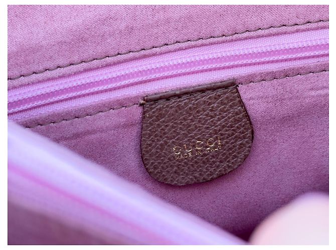Borsa Gucci Princess Diana Pelle Scamosciata Marrone Marrone chiaro - vista 16