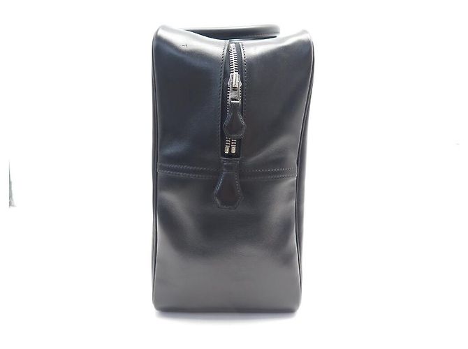 Hermès BAGAGLIO A MANO HERMES PLUME 40 CUOIO BOX NERO - vista 3