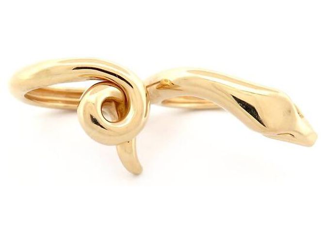 Anello Boucheron Double Trouble Serpente 52 & 54 Oro Giallo 18K 16G Anello a Forma di Serpente - vista 2