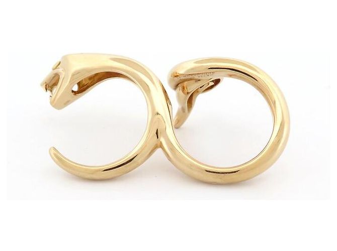 Anello Boucheron Double Trouble Serpente 52 & 54 Oro Giallo 18K 16G Anello a Forma di Serpente - vista 5
