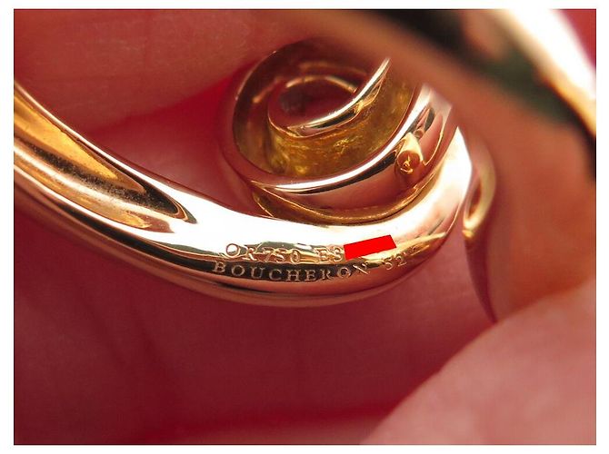 Anello Boucheron Double Trouble Serpente 52 & 54 Oro Giallo 18K 16G Anello a Forma di Serpente - vista 6