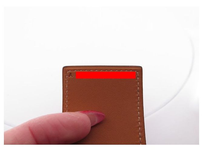 Hermès NOVE BRACCIALE HERMES MANICOTTO DRAG CUOIO EPSOM ROSSO GRENADIER 18 BANGLE Bordò - vista 7