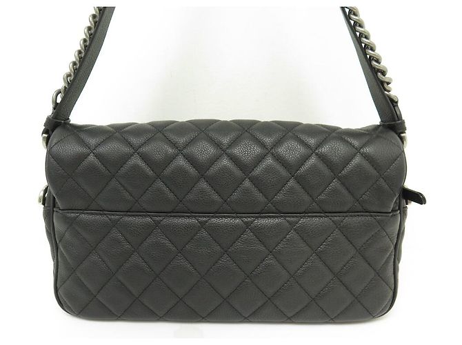 BORSA A MANO CHANEL TIMELESS JUMBO SIMPLE RABAT PELLE MATELASSÉ CAVIAR NUOVA Nero - vista 2