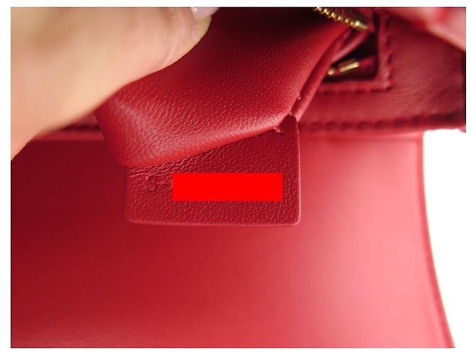 Céline NUOVA BORSA A MANO CELINE TRIOMPHE 187363BF4 IN PELLE ROSSA A TRACOLLA Rosso - vista 13