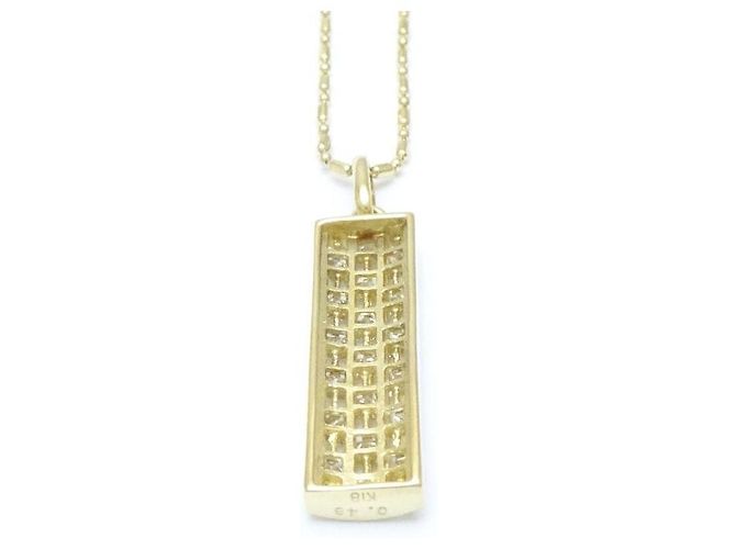 Autre Marque Collana di diamanti 0,48 ct K18YG oro giallo D'oro - vista 4