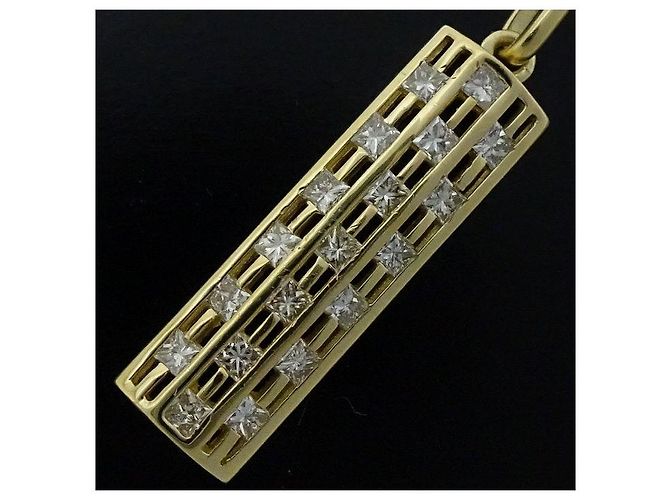 Autre Marque Collana di diamanti 0,48 ct K18YG oro giallo D'oro - vista 5