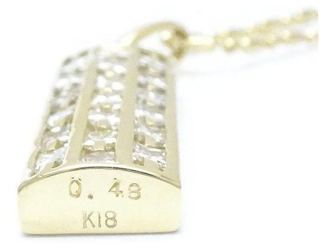 Autre Marque Collana di diamanti 0,48 ct K18YG oro giallo D'oro - vista 7