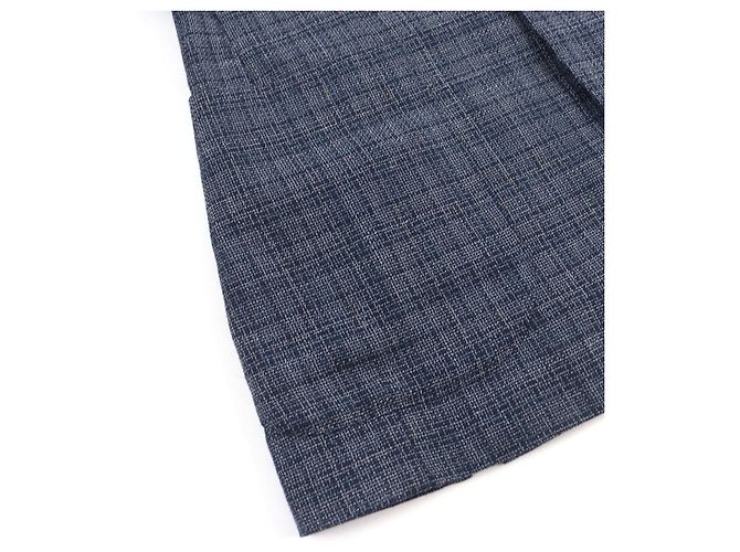 Autre Marque Chaqueta de algodón DEPETRILLO de cuadros azules - vista 7