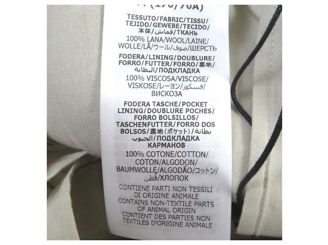 Bermuda largo xadrez de lã e rayon Gucci 44 Bege - vista 7
