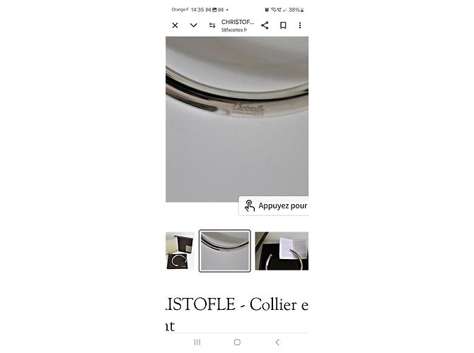 Christofle Collares Plata - vista 4