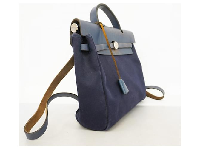 Hermès Herbag Marineblau - Ansicht 2