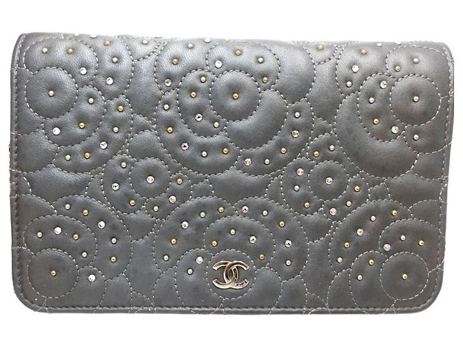 Wallet On Chain Chanel Geldbörse mit Kette Braun - Ansicht 2