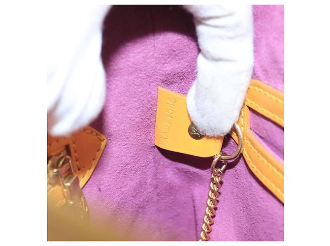 LOUIS VUITTON Borsa a Spalla Epi Bucket PM SPO Gialla LV Auth bs19641 Giallo - vista 12