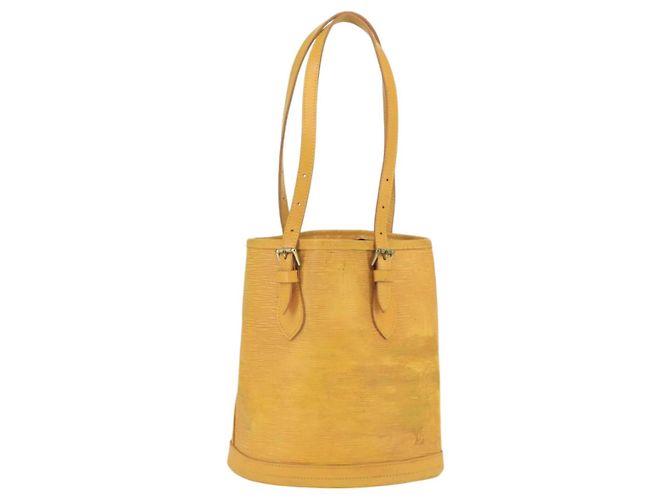 LOUIS VUITTON Borsa a Spalla Epi Bucket PM SPO Gialla LV Auth bs19641 Giallo - vista 13