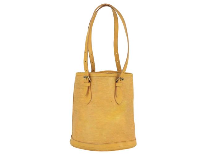 LOUIS VUITTON Borsa a Spalla Epi Bucket PM SPO Gialla LV Auth bs19641 Giallo - vista 2