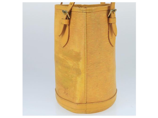 LOUIS VUITTON Borsa a Spalla Epi Bucket PM SPO Gialla LV Auth bs19641 Giallo - vista 3