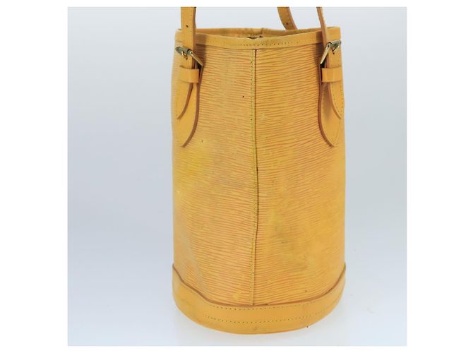 LOUIS VUITTON Borsa a Spalla Epi Bucket PM SPO Gialla LV Auth bs19641 Giallo - vista 4