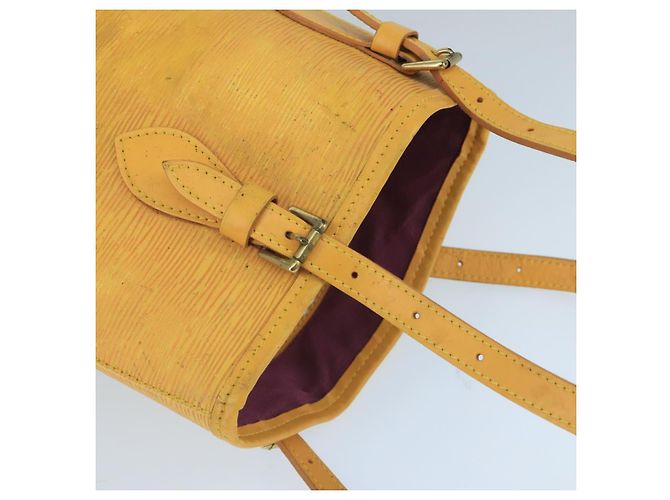 LOUIS VUITTON Borsa a Spalla Epi Bucket PM SPO Gialla LV Auth bs19641 Giallo - vista 6