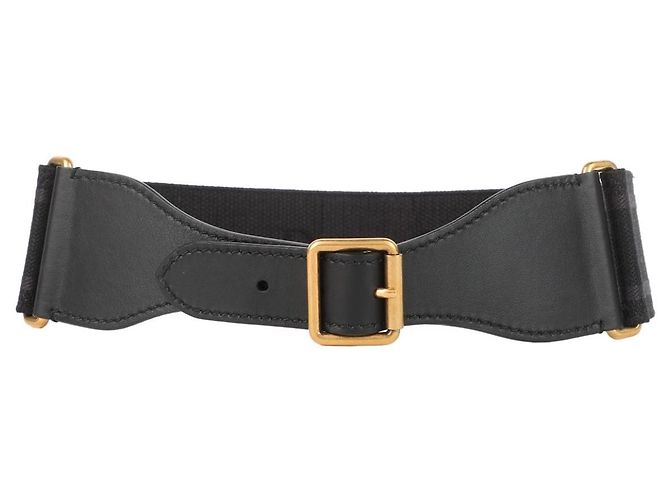 Dior Grosgrain Logo Gürtel Schwarz - Ansicht 6