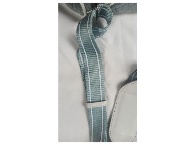 Christian Dior Borsa a Spalla Tela e Monogramma Verde - vista 16