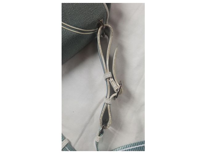 Christian Dior Borsa a Spalla Tela e Monogramma Verde - vista 19