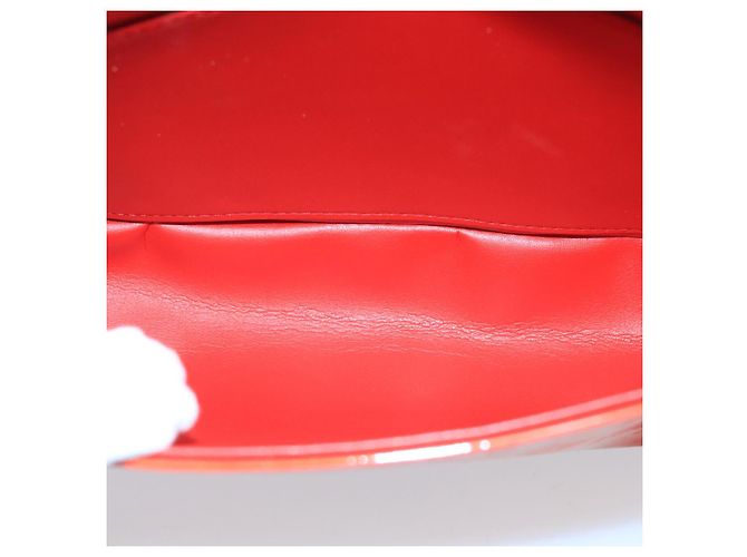 LOUIS VUITTON Borsa a Spalla Thompson Street Monogram Vernis Rossa M91094 Auth 98973 Rosso - vista 10