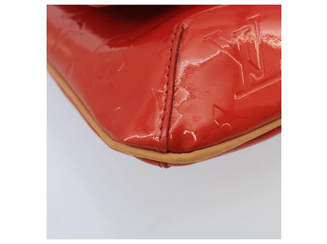 LOUIS VUITTON Borsa a Spalla Thompson Street Monogram Vernis Rossa M91094 Auth 98973 Rosso - vista 14