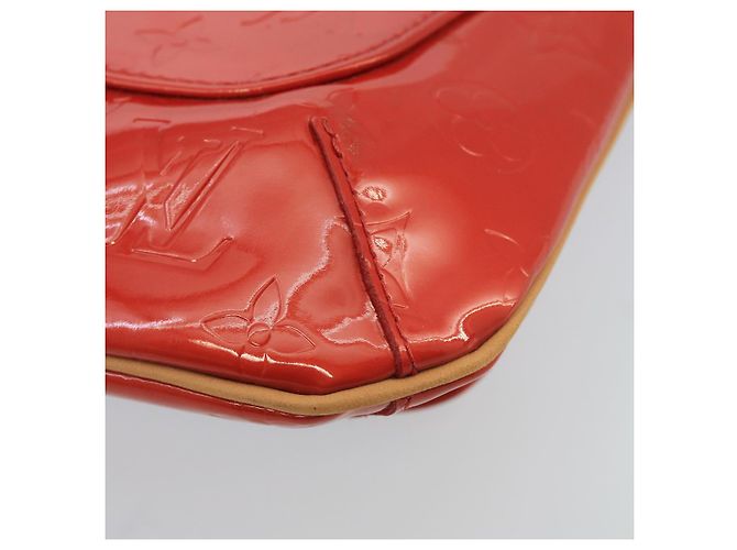 LOUIS VUITTON Borsa a Spalla Thompson Street Monogram Vernis Rossa M91094 Auth 98973 Rosso - vista 15