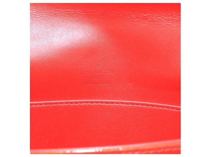 LOUIS VUITTON Borsa a Spalla Thompson Street Monogram Vernis Rossa M91094 Auth 98973 Rosso - vista 17
