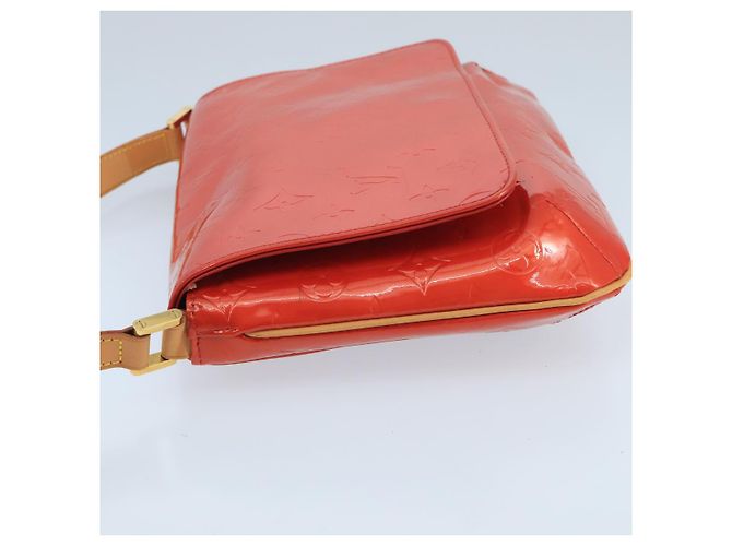 LOUIS VUITTON Borsa a Spalla Thompson Street Monogram Vernis Rossa M91094 Auth 98973 Rosso - vista 4