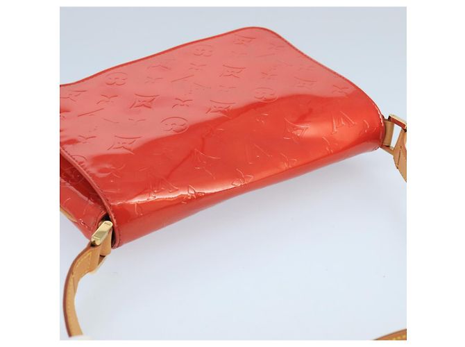 LOUIS VUITTON Borsa a Spalla Thompson Street Monogram Vernis Rossa M91094 Auth 98973 Rosso - vista 6