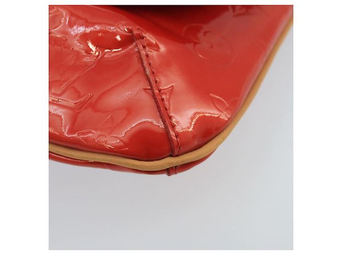 LOUIS VUITTON Borsa a Spalla Thompson Street Monogram Vernis Rossa M91094 Auth 98973 Rosso - vista 9