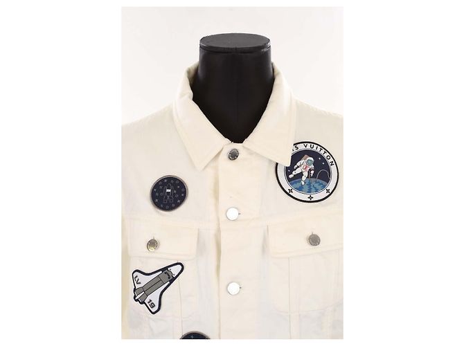 Louis Vuitton Giacca di cotone Bianco - vista 2