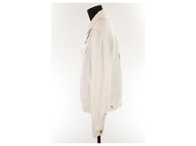 Louis Vuitton Giacca di cotone Bianco - vista 3