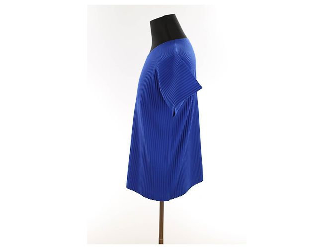 Issey Miyake Blue Polyester T-shirt Men L - view 4