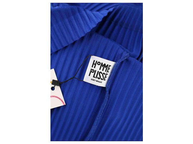 Issey Miyake Blue Polyester T-shirt Men L - view 6