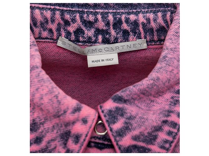 Stella Mc Cartney Camicia in denim tinto Stella McCartney Rosa - vista 11