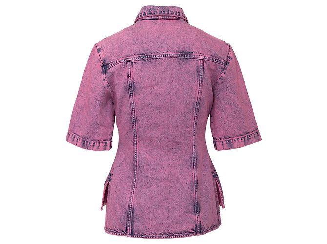 Stella Mc Cartney Camicia in denim tinto Stella McCartney Rosa - vista 2